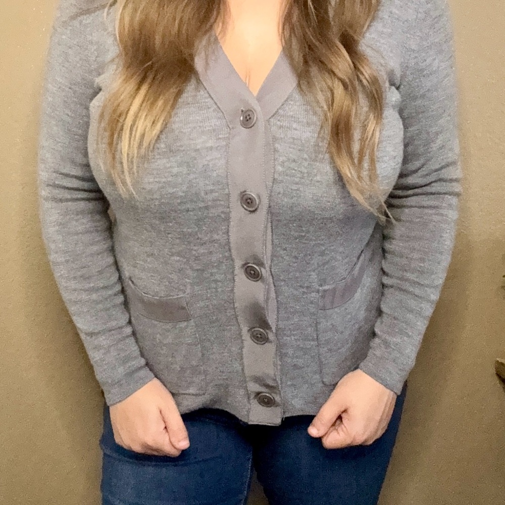 Banana Republic Gray Women's Cardigan